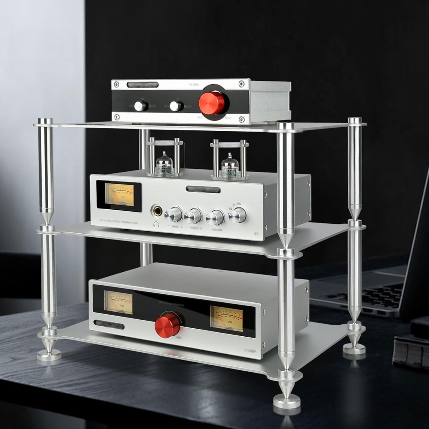 WNYAILLL 3-Tier AV Media Stand