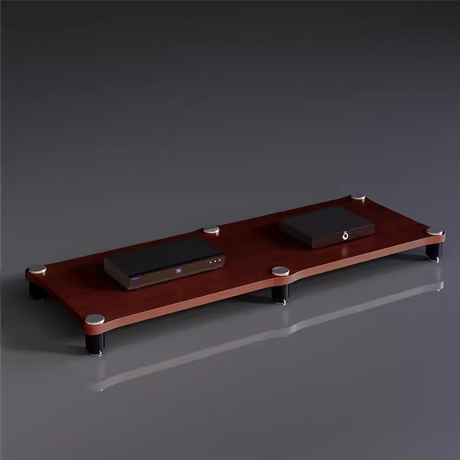 AV Media Cabinet Stand Component - Multi Storey Shock Absorption Large Stereo Racks and Stands - Household Audio Video Shelving for Amplifiers