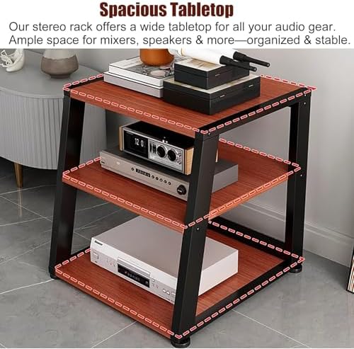 Heavy Duty Mobile Media Stand with Wheels