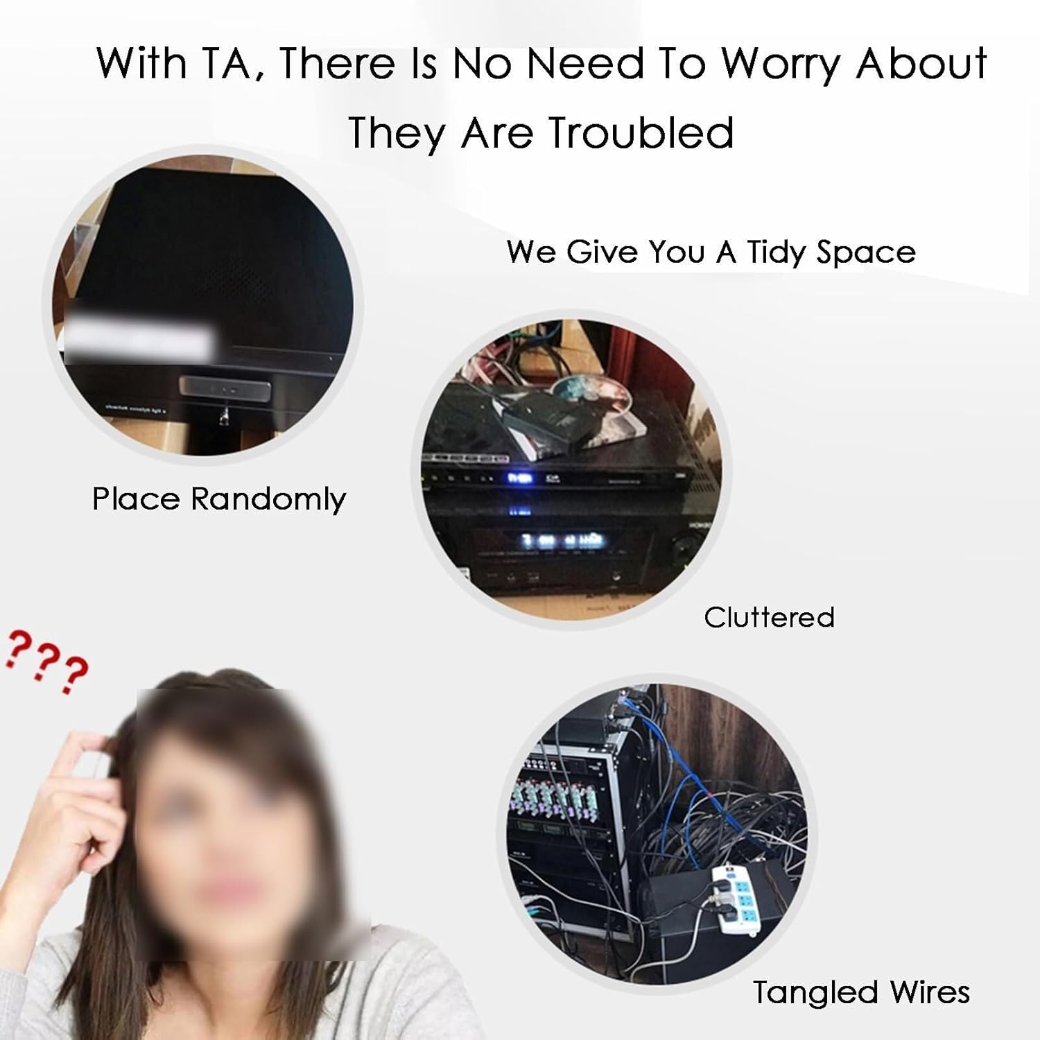 2-Tier Audio Media Rack