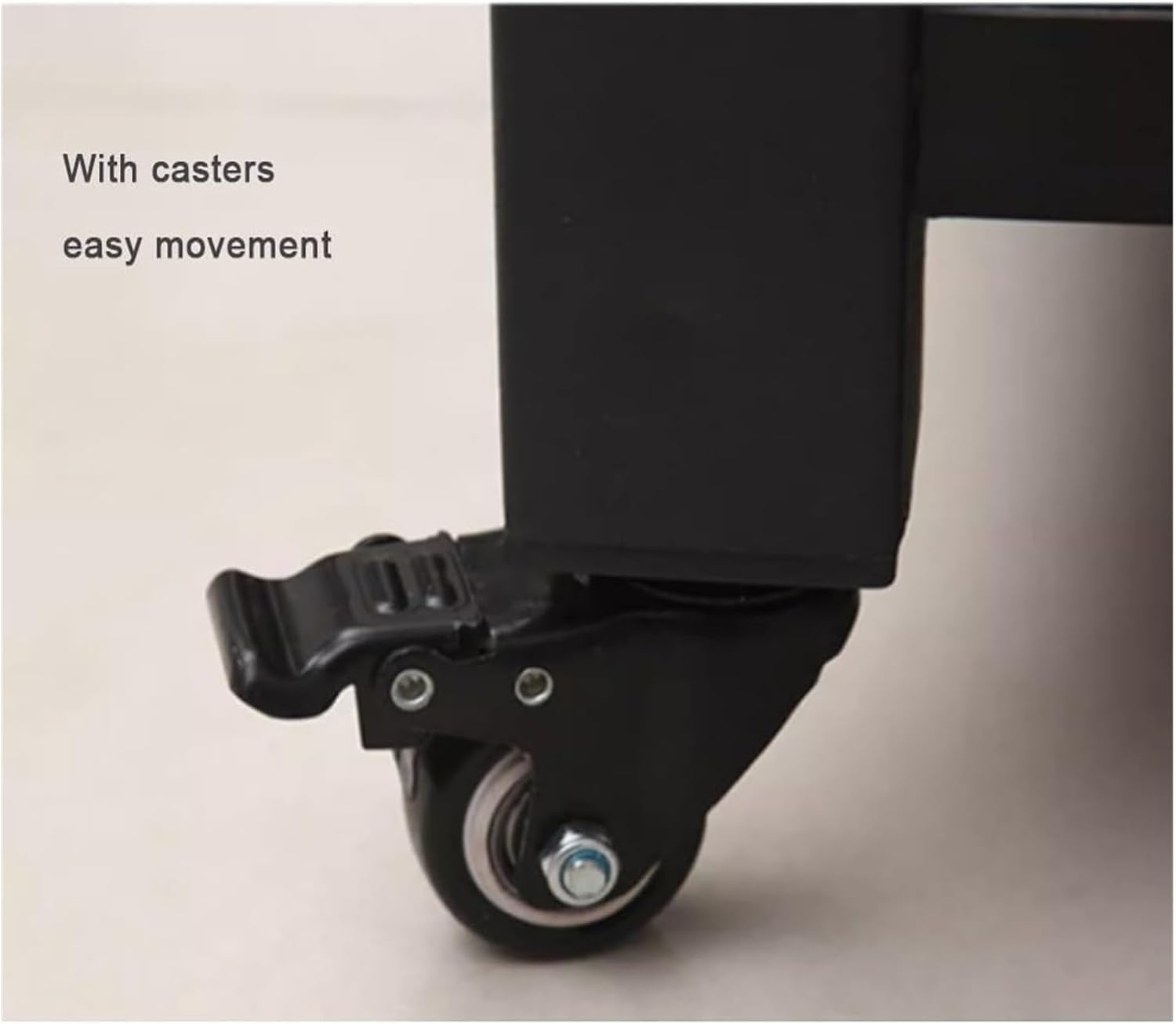 Heavy-Duty Adjustable HiFi Audio Rack with Wheels - Multifunctional Media Cabinet for Stereo Components