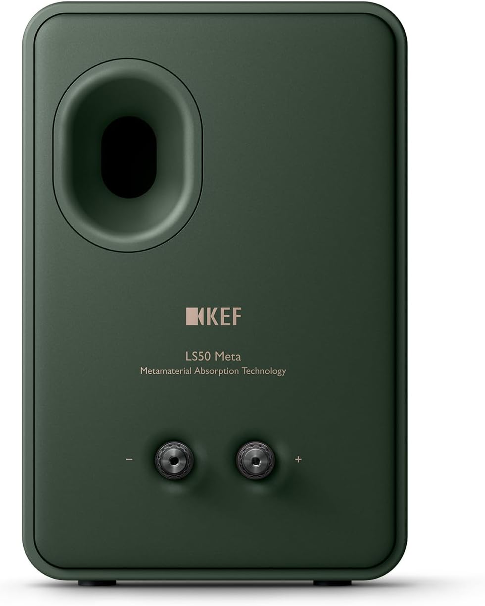 KEF LS50 Meta Passive Bookshelf Speakers - Pair (Moss Green)