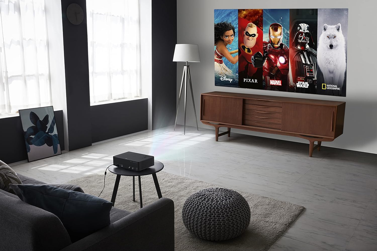 LG CineBeam UHD 4K Projector HU70LAB - DLP Home Theater Smart Projector
