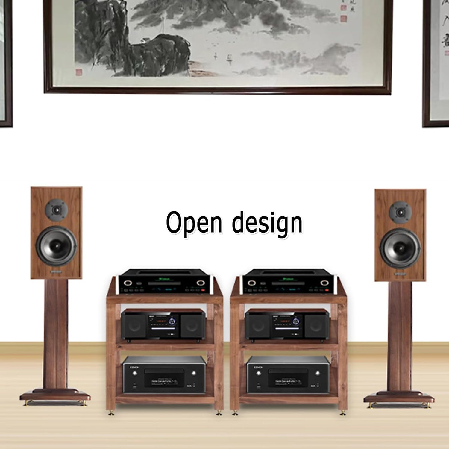 LYXWGRZD 4/3/2-Tier AV Media Stand