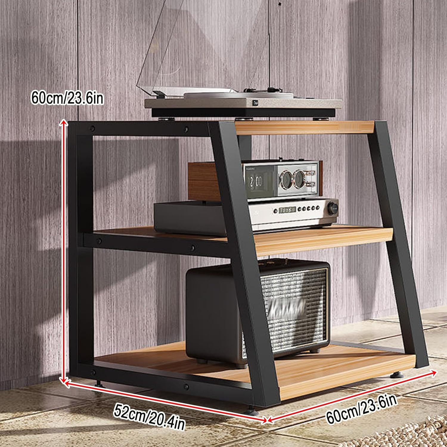 LYXWGRZD 2/3/4-Tier AV Media Stand