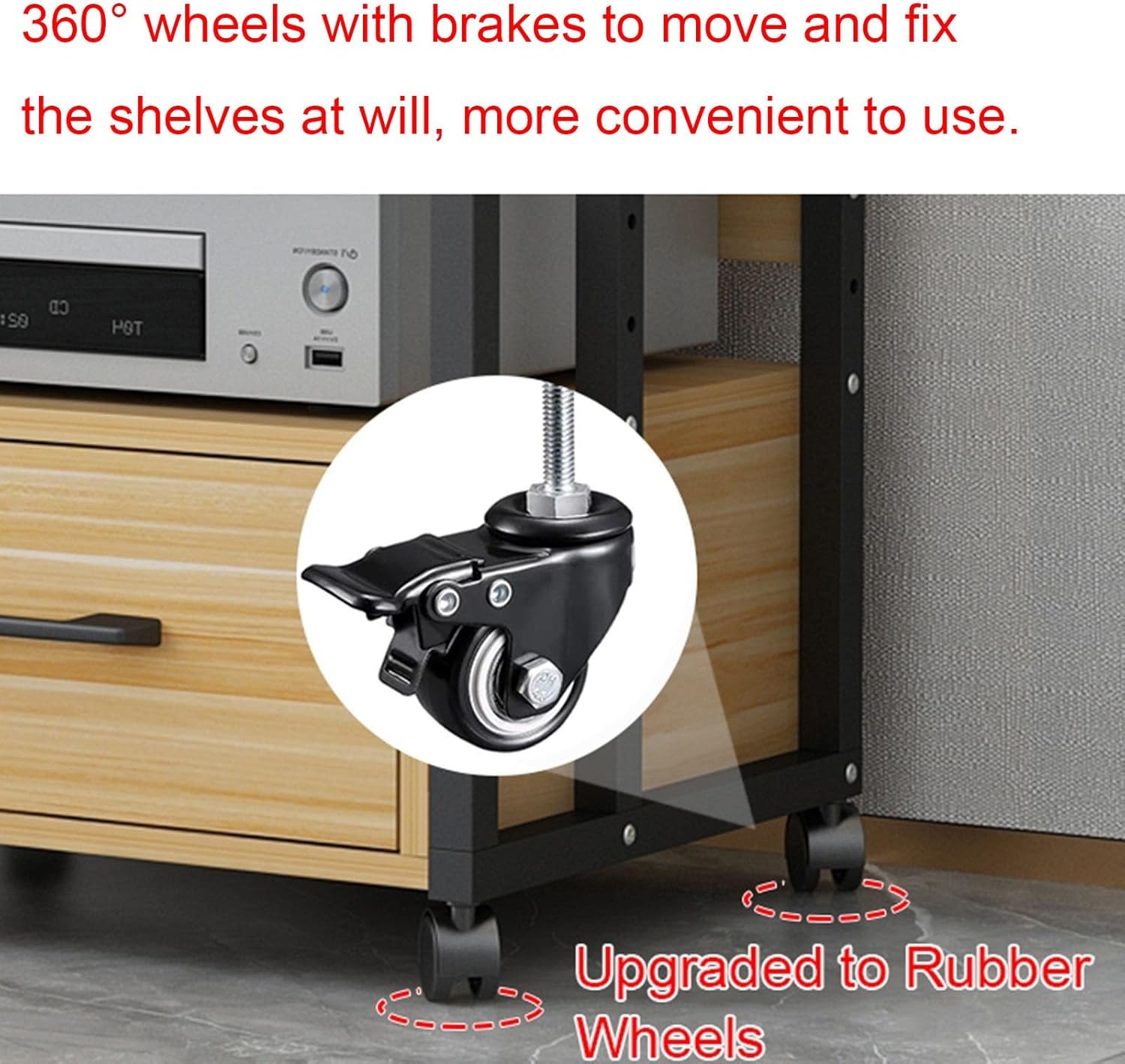 4-Tier AV Media Stand