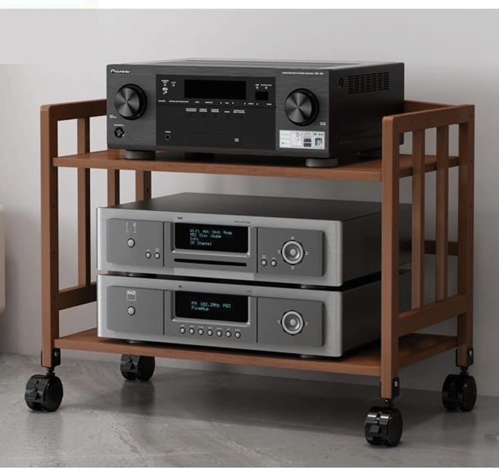 PPOIUYK Large Capacity Audio Rack Media Stand