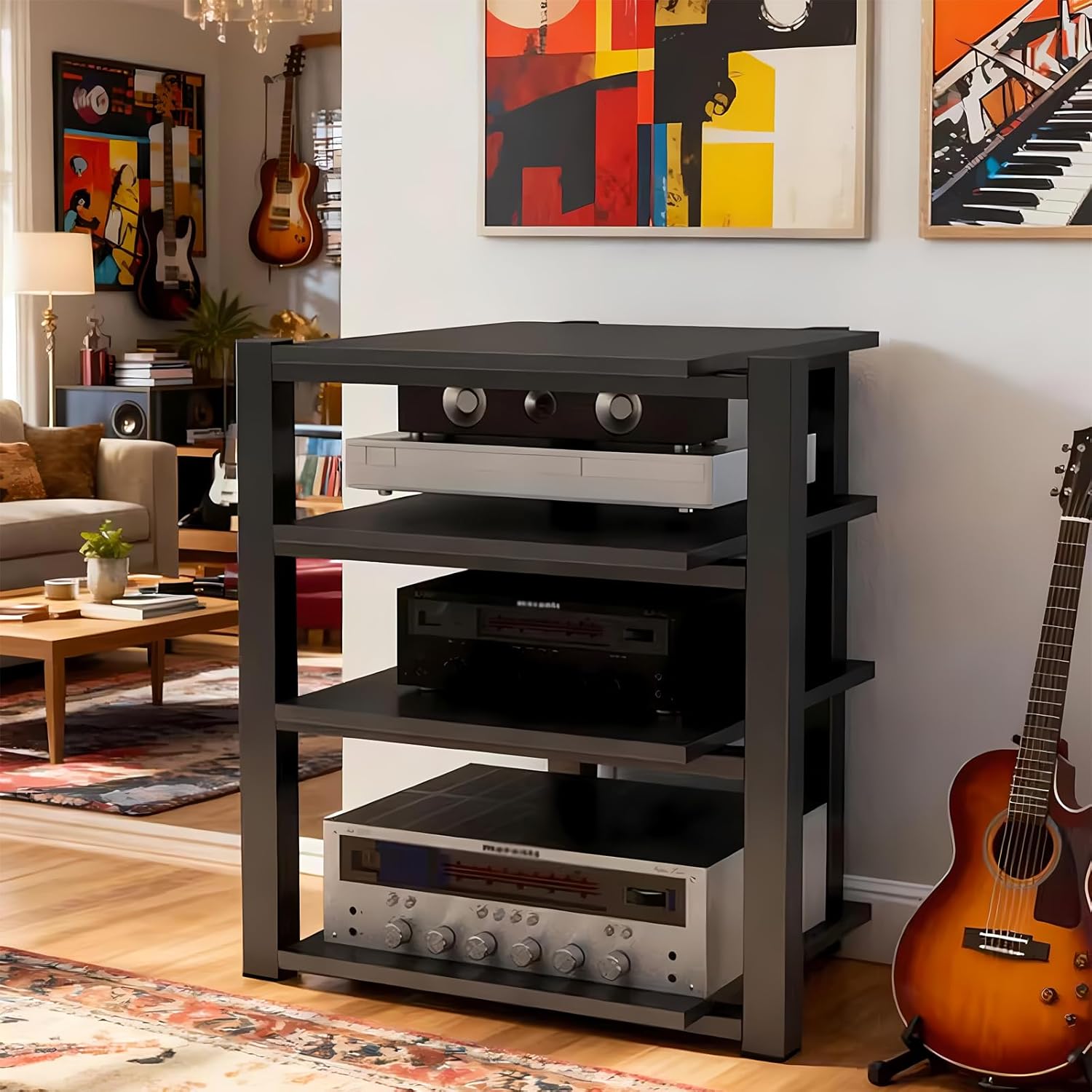Dernoing Heavy Duty Audio Rack Tower