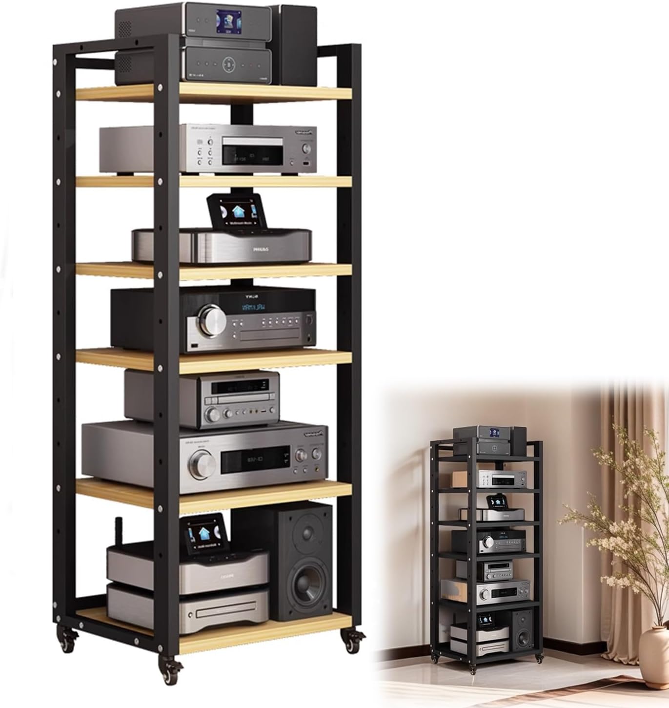 ajcZoilanuim 5 6 7Tier Heavy Duty Audio Component Rack