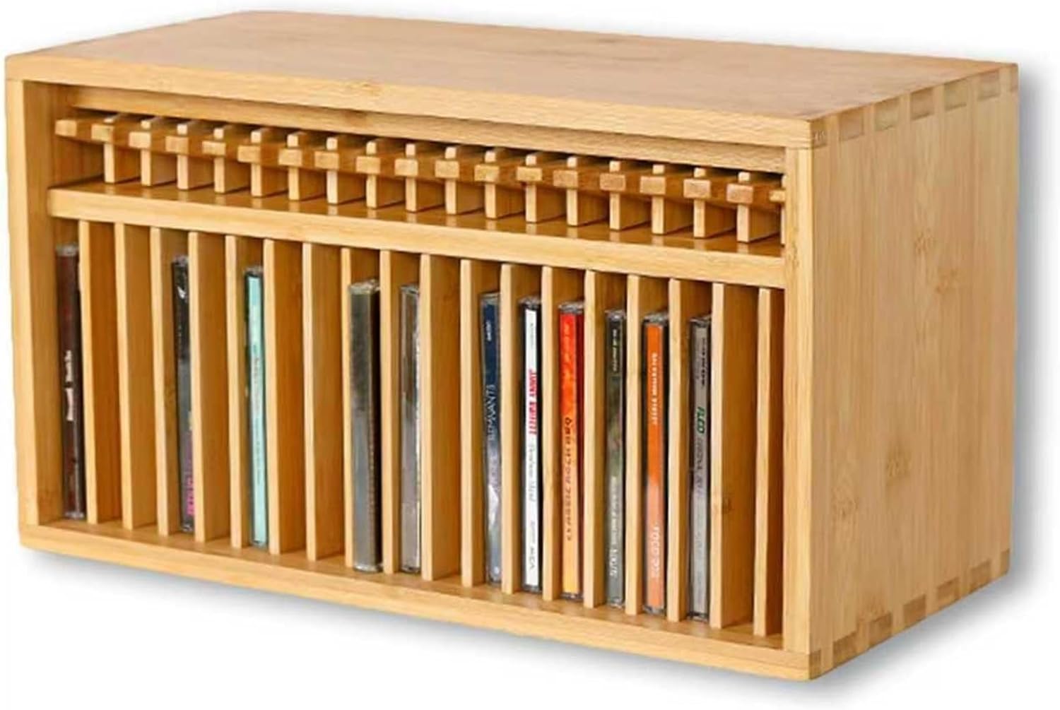 Wooden CD Storage Rack
