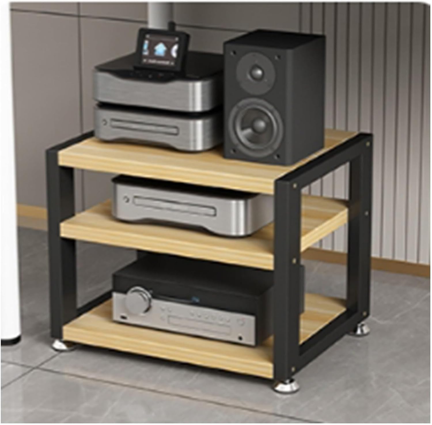 3-Tier Desktop AV Media Rack