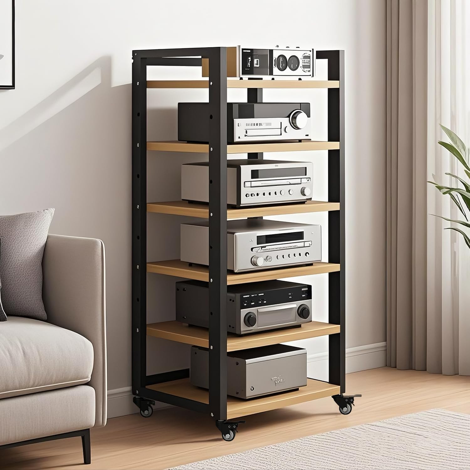 XEOKXOIT 6 Tier AV Media Stand