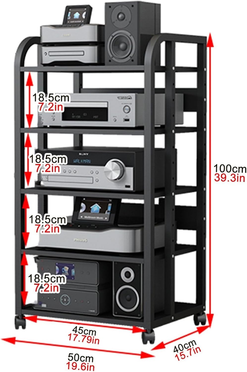 HOLGVE AV Media Stand