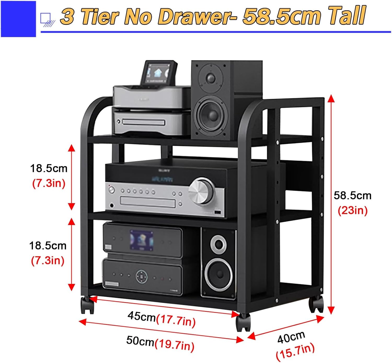 Mobile Stereo Stands for Living Room