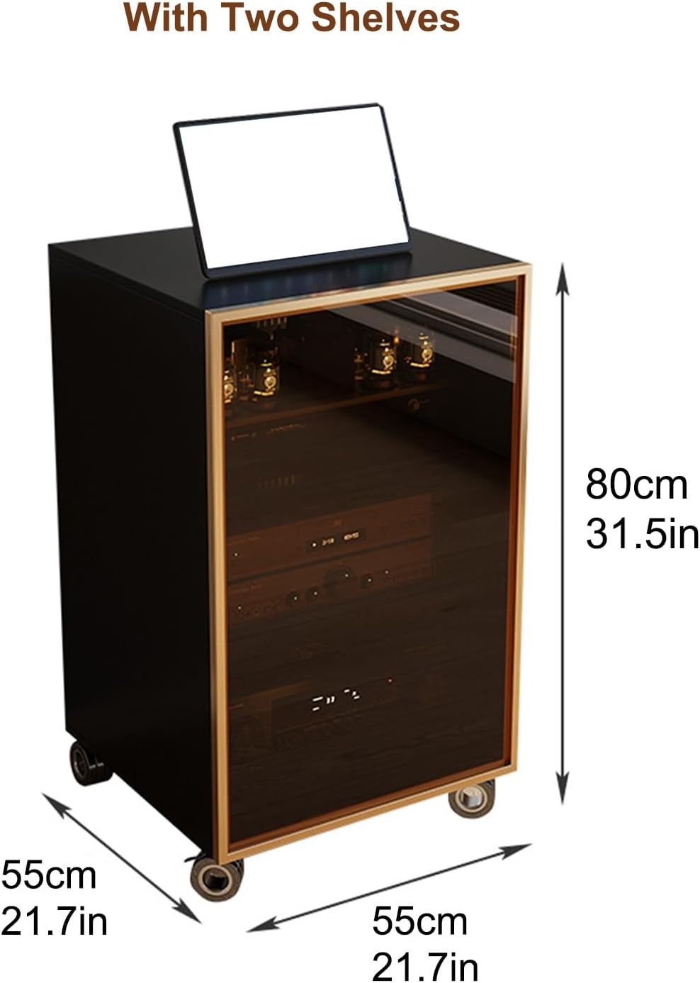 ZIGTUEI Modern Stereo Cabinet