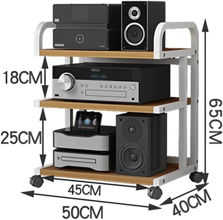 Zfmnoyev 3/4/5 Shelf Audio Stereo Rack