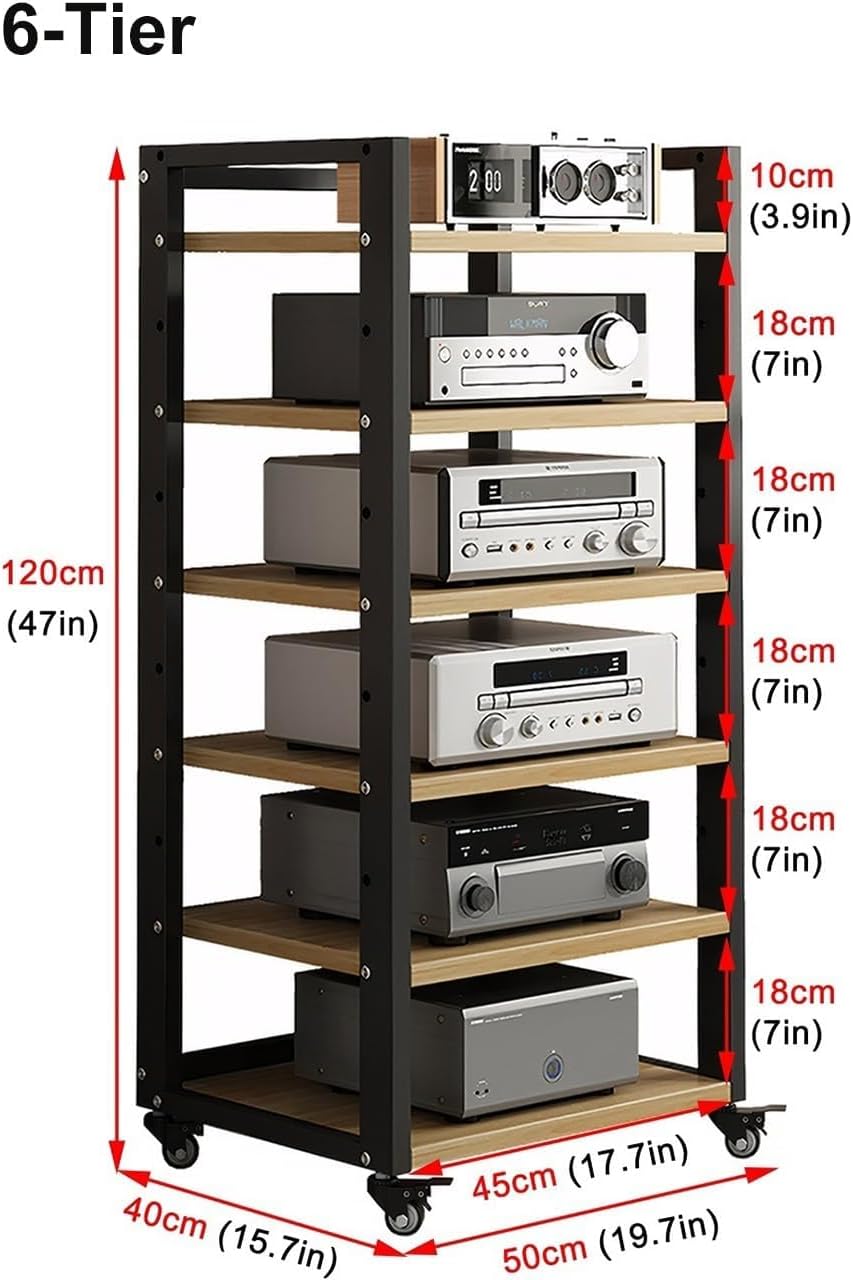 UFAGFDA 6 Tier AV Media Stand