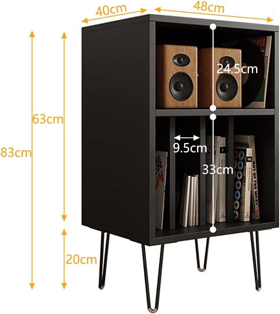 2 Tiers Av Media Stand Corner Shelf