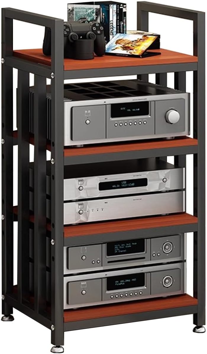 Aimery Stereo Component Cabinet Media Stand Freestanding