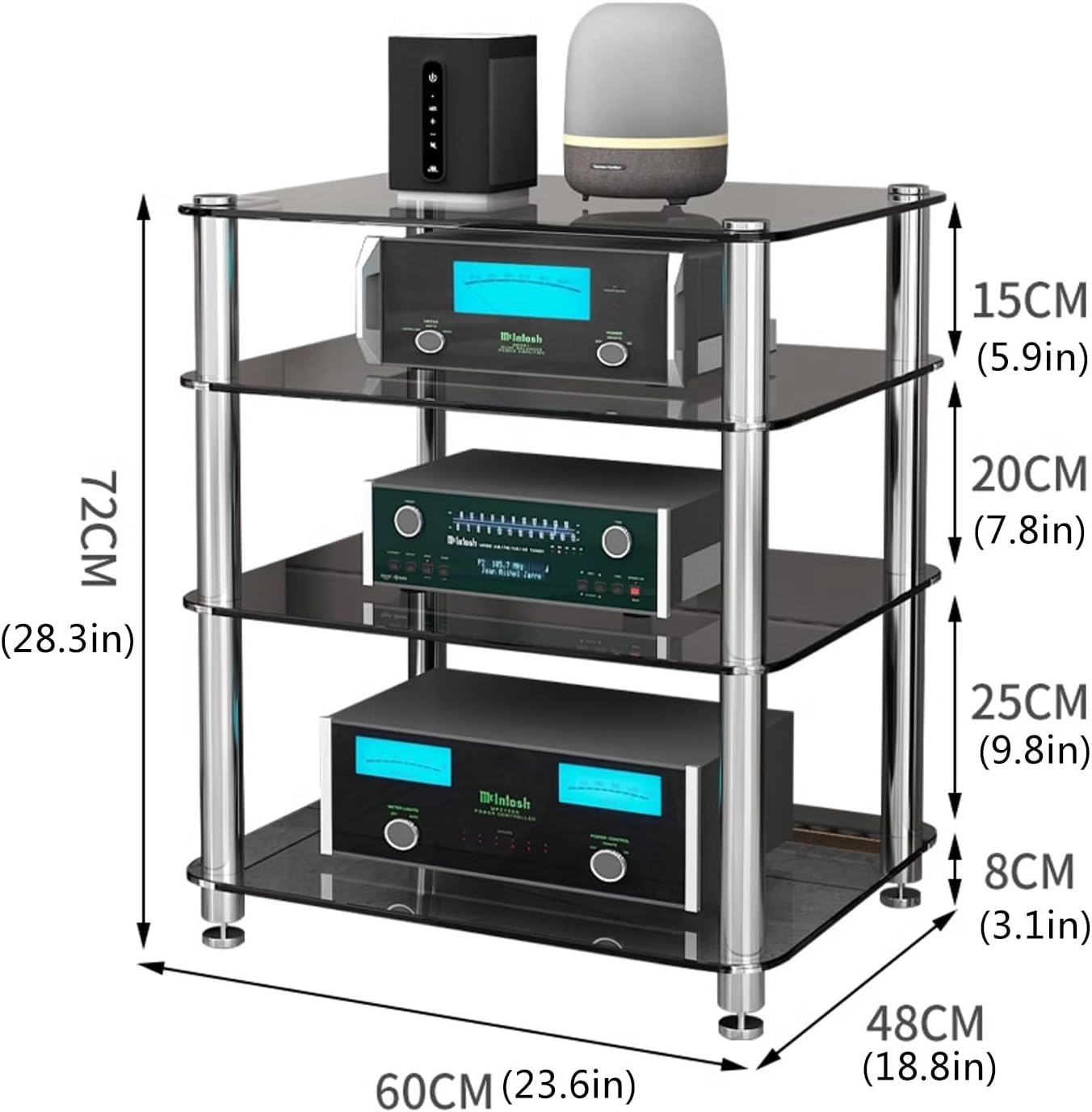 Audio equipment rack
