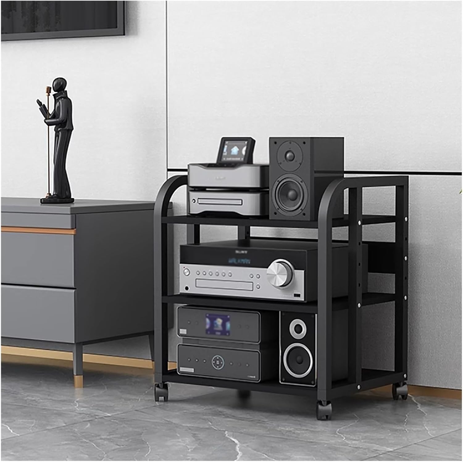 Mobile Stereo Stands for Living Room