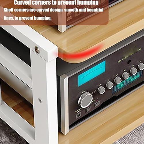 Mobile AV Media Stand with Wheels