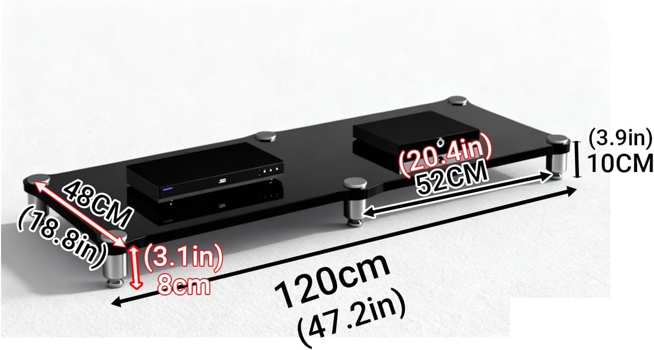 TUPAFJU 1/2/3/4-layer Audio Equipment Rack