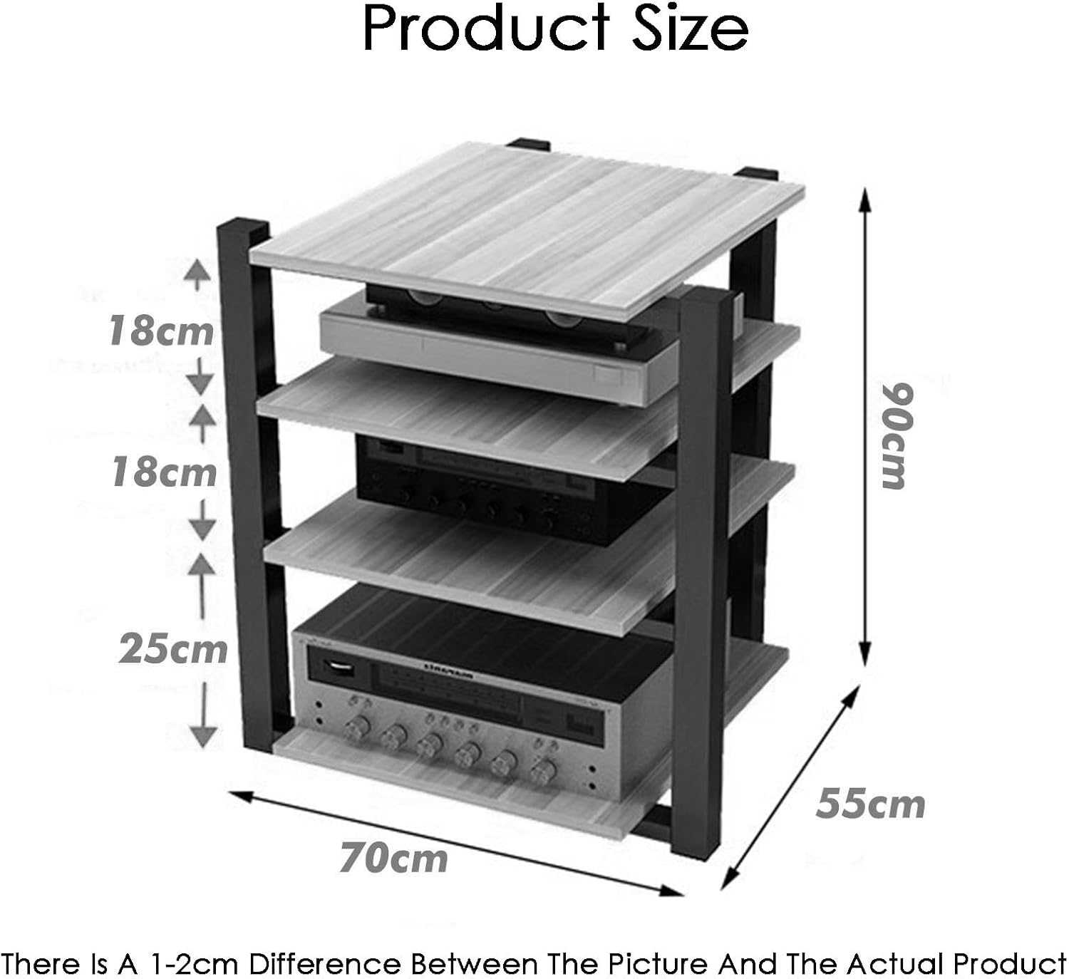 KIYILIHI Audio Media Rack