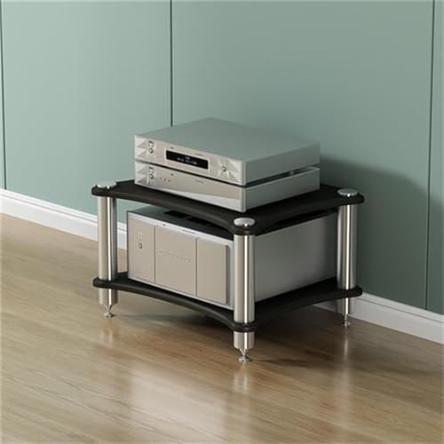 Heavy Duty Stereo Rack Audio Rack Stereo Cabinet Stereo Rack and Stands with Feet