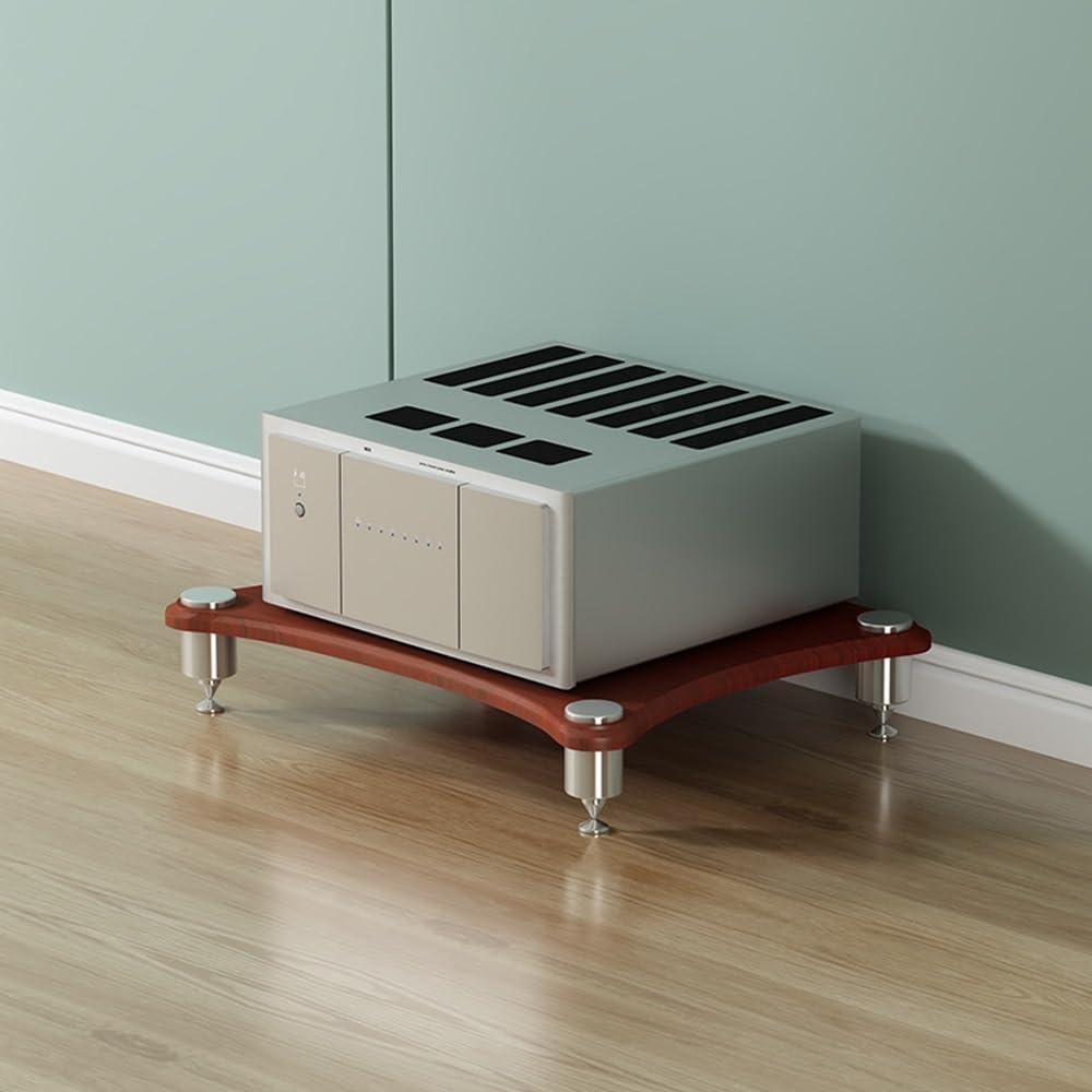 Haocloud 1/2/3/4 Tier Wooden AV Media Stand - Audio Video Component Cabinet