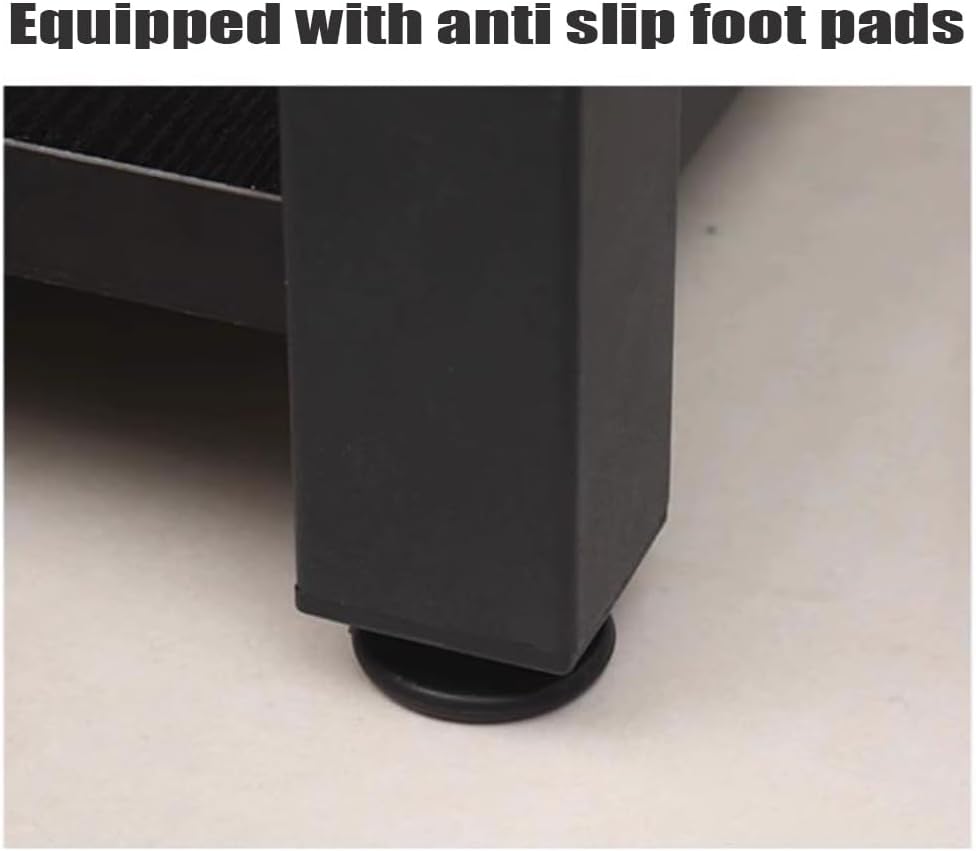 KGPGNYMYHA 5 Tier Stereo Rack Heavy AV Media Stand 2 3 4 Tier Stereo Cabinet Movable Storage Cart With Height Adjustable Shelf