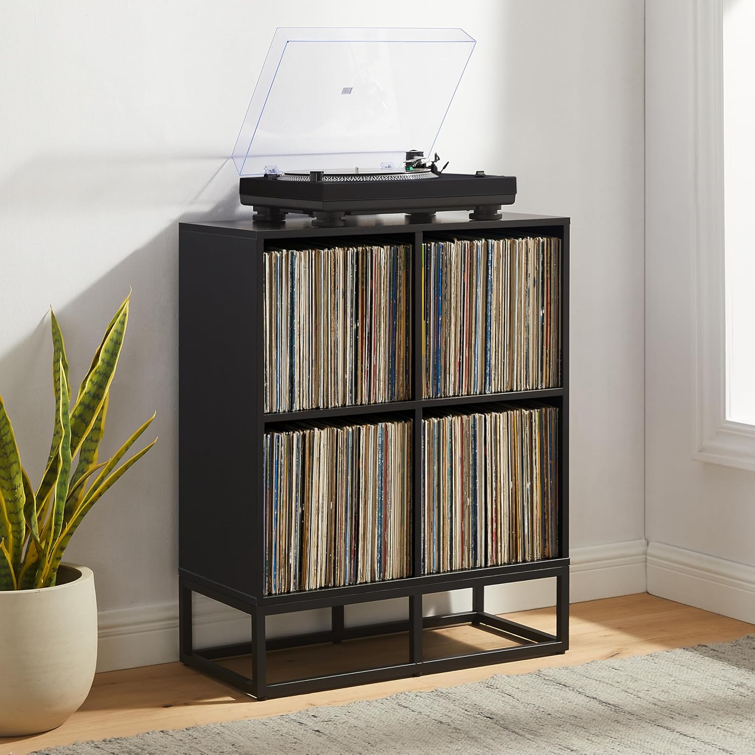 Crosley Furniture Enzo Record Storage Cube Bookcase