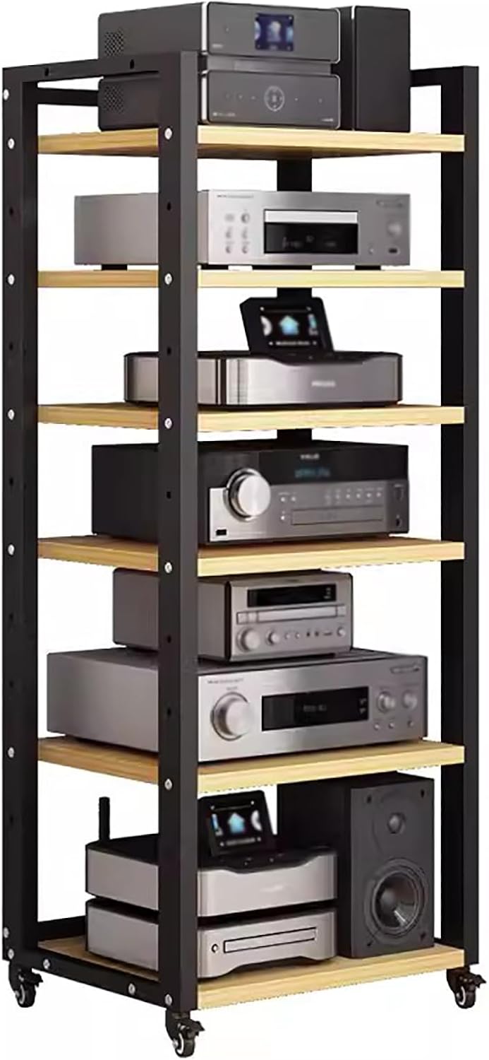 6 Tier Audio Video Rack