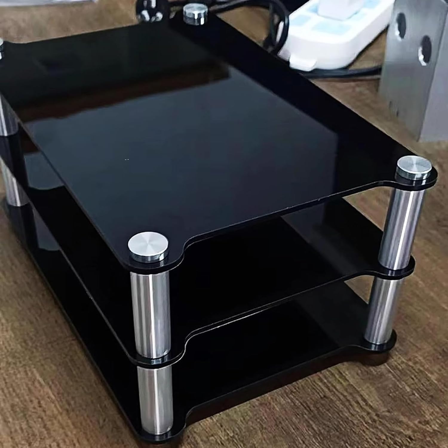 ZOCWJK Stand Audio Storage Media Table for Home Office System