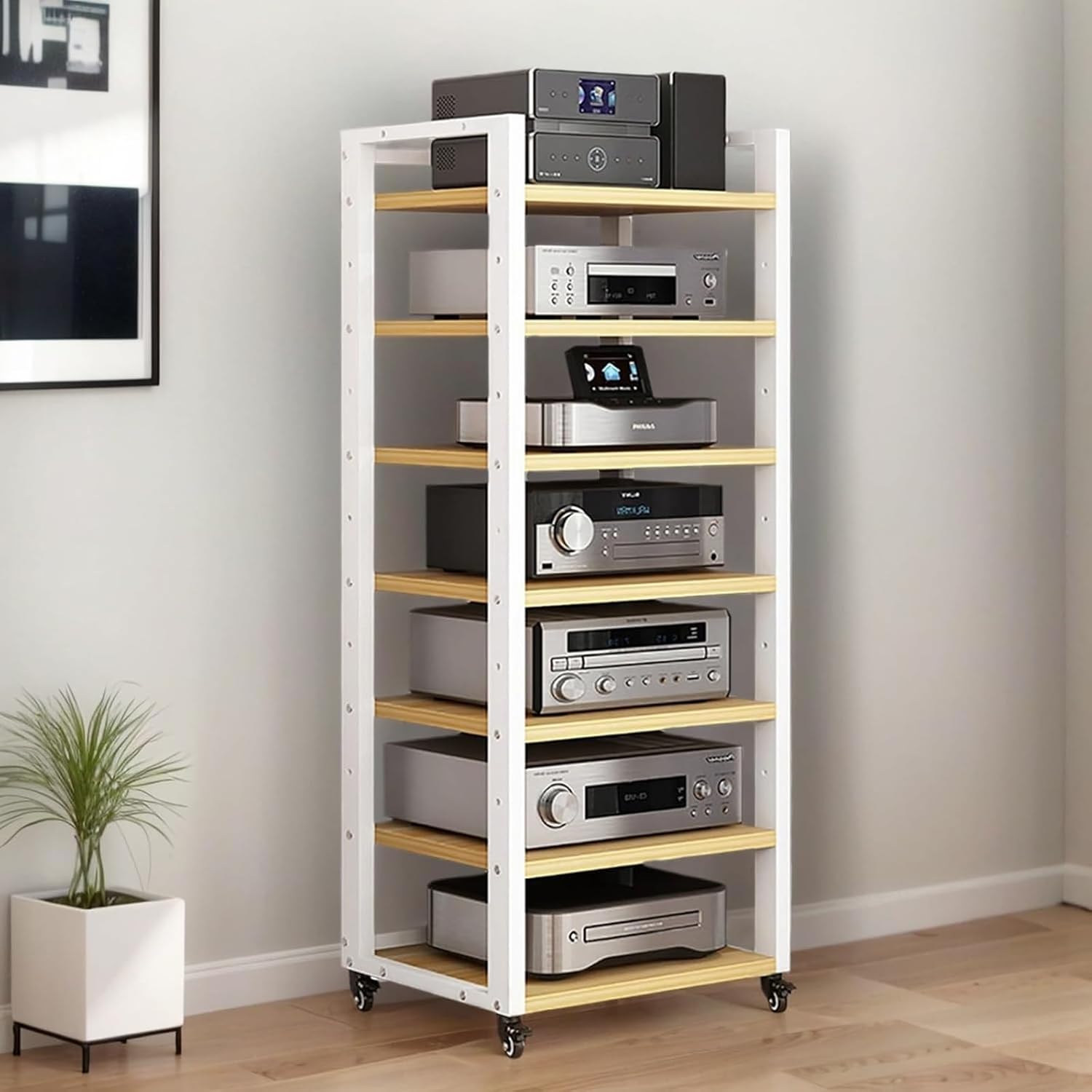 ISOFORMA 7-Tier Heavy Duty Audio Rack