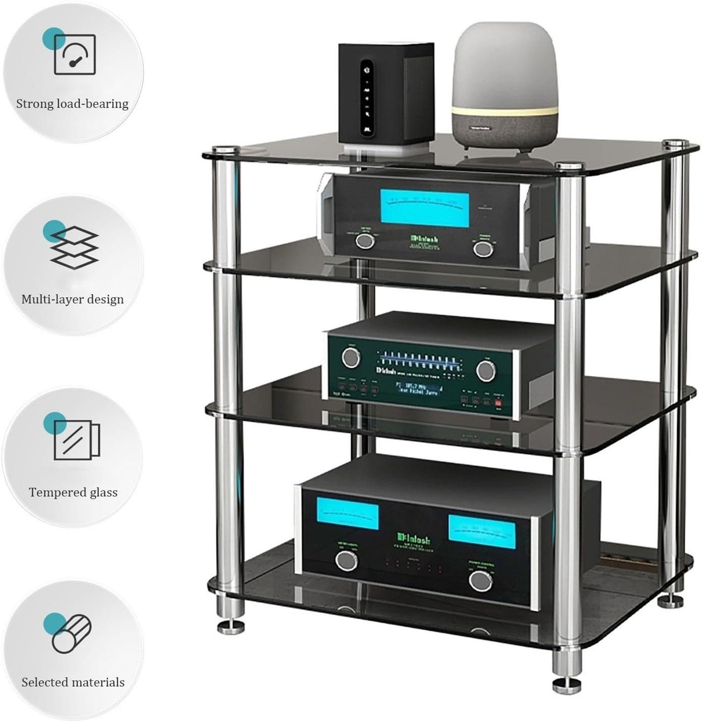 HOLGVE AV Media Stand