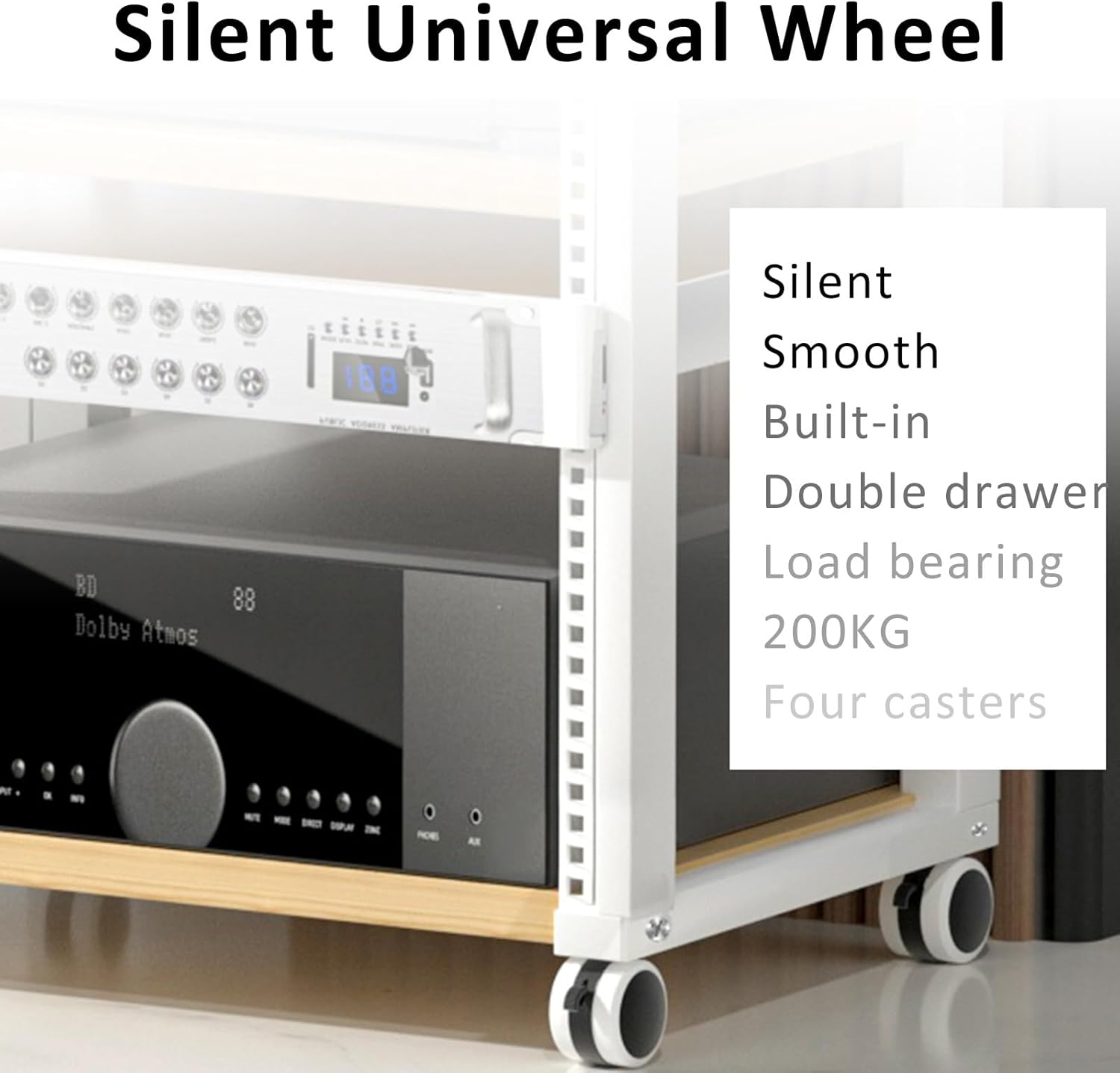 4-Tier Media Stand Audio
