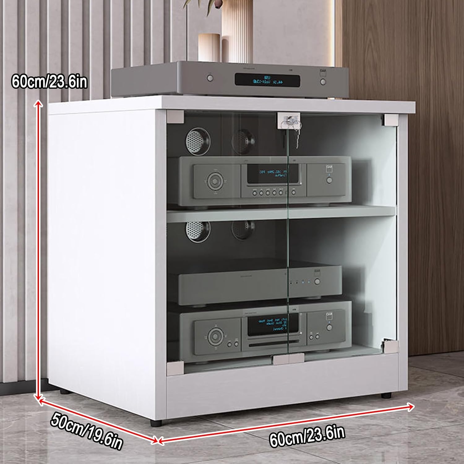 LYXWGRZD 3-Tier AV Media Stand