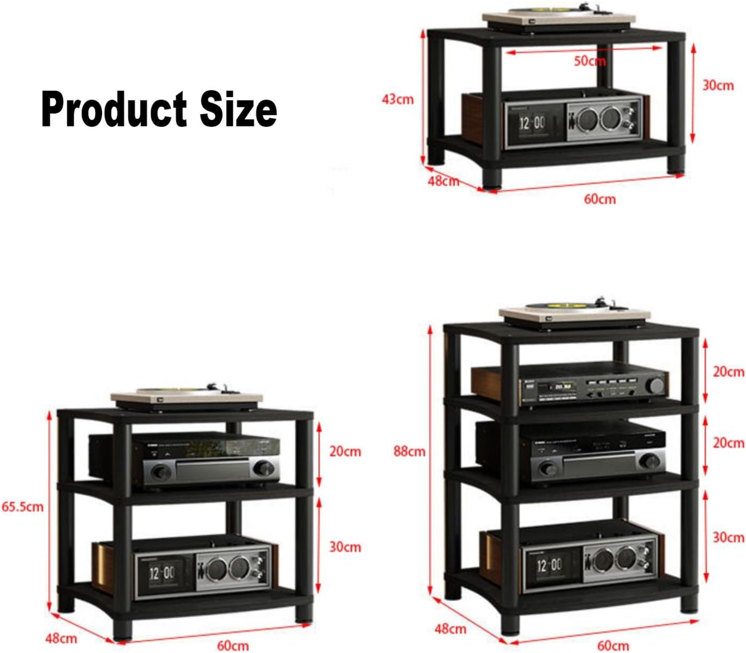 WUHUQN Audio/Video Media Stand