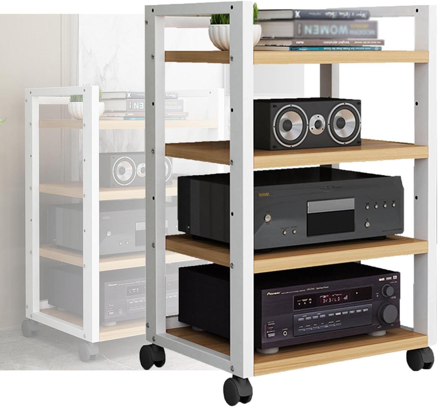 YLQFGUVWK Media Storage Rack