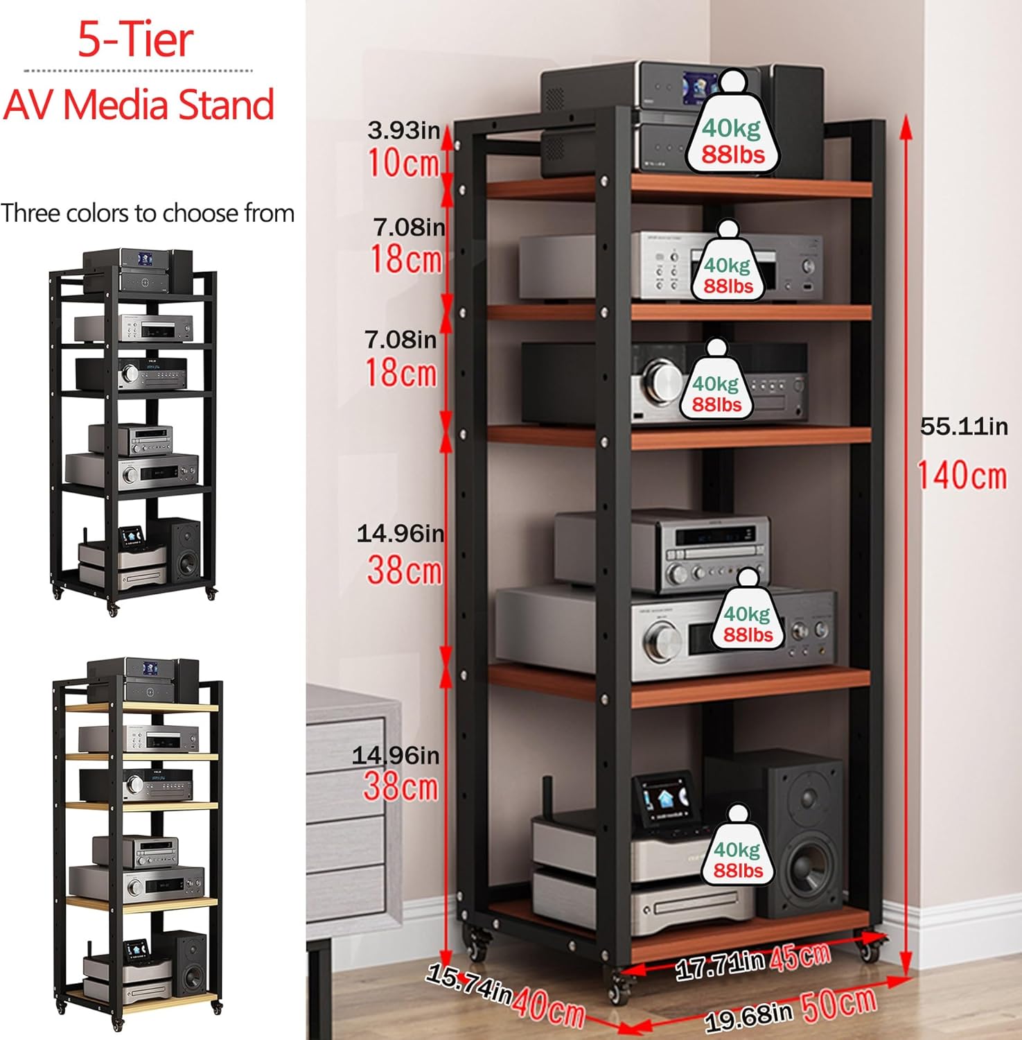 Modern Media Storage Cabinet