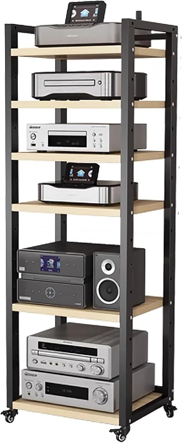 Media Storage Cabinet Portable Rolling