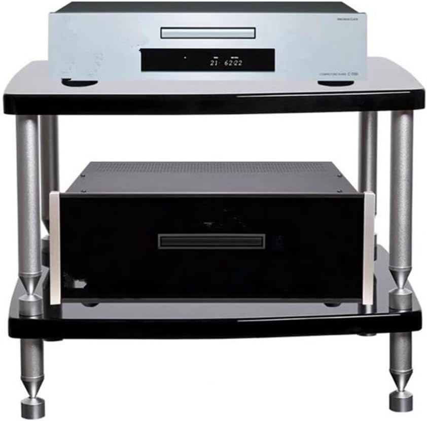 OUKEJNM 1 2 3 4 Tier Shelf Audio Stand