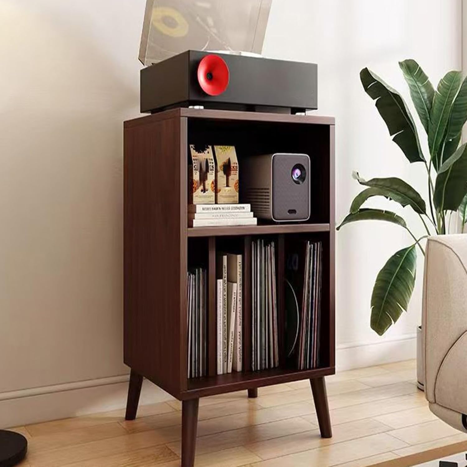 JDPYURV Vintage Wood Media Cabinet