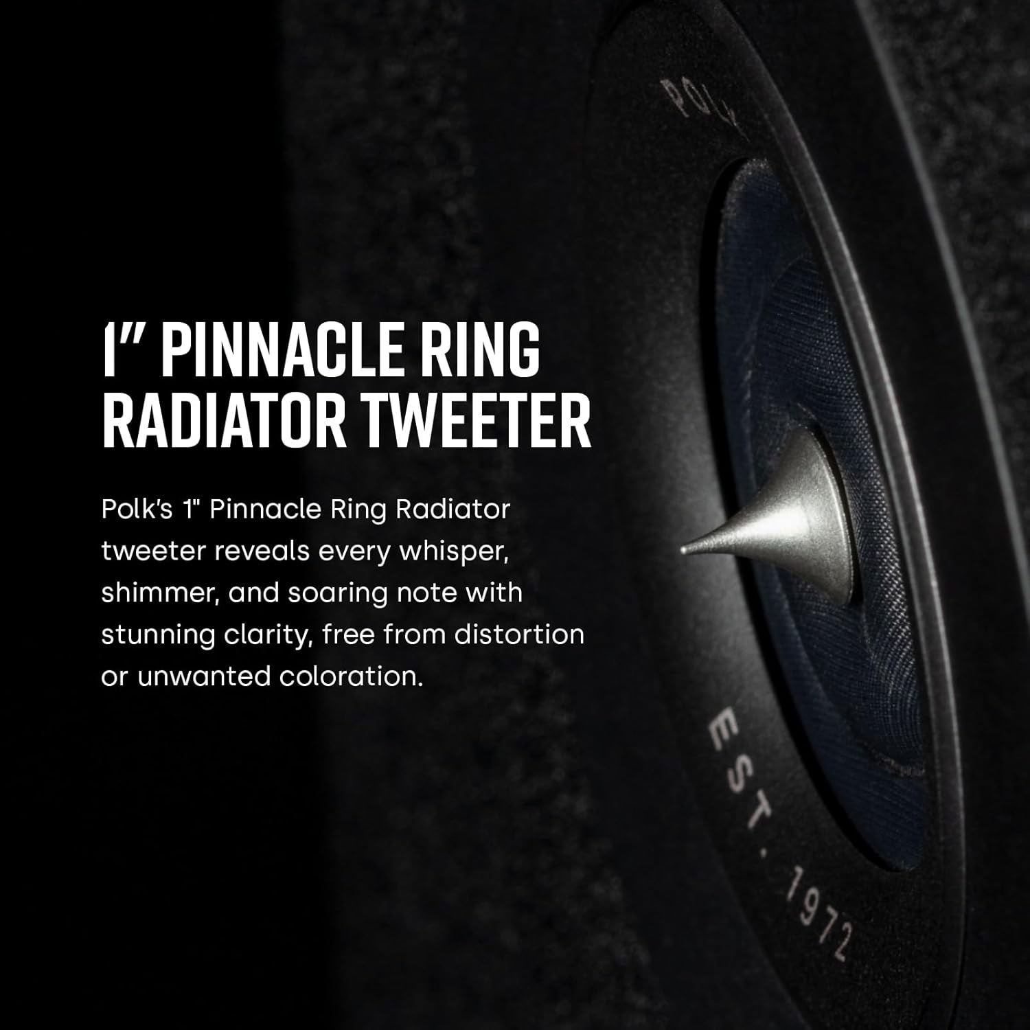 Polk Reserve R100 Bookshelf Speaker for Home Theater Audio & Home Stereo Speakers, 1