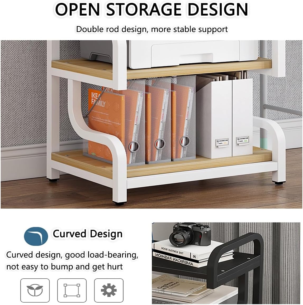 Kaverno 3 Tiers AV Media Stand