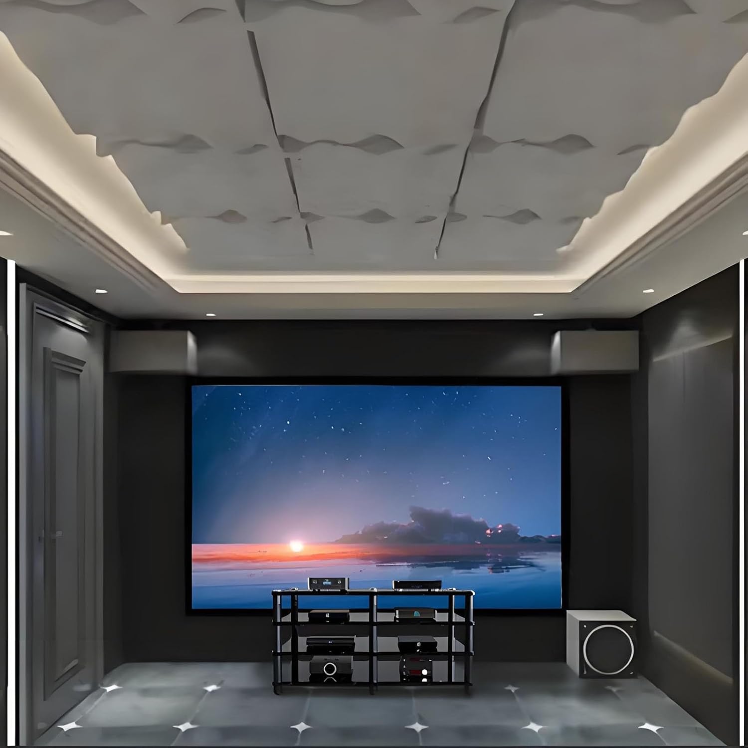 1.2.3.4Tier AV Media Stand CD Player Stand