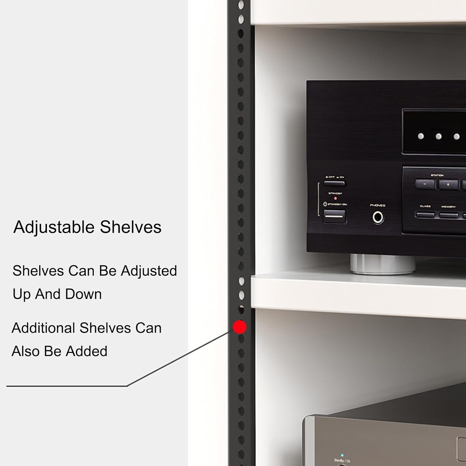 ZIGTUEI Modern Stereo Cabinet