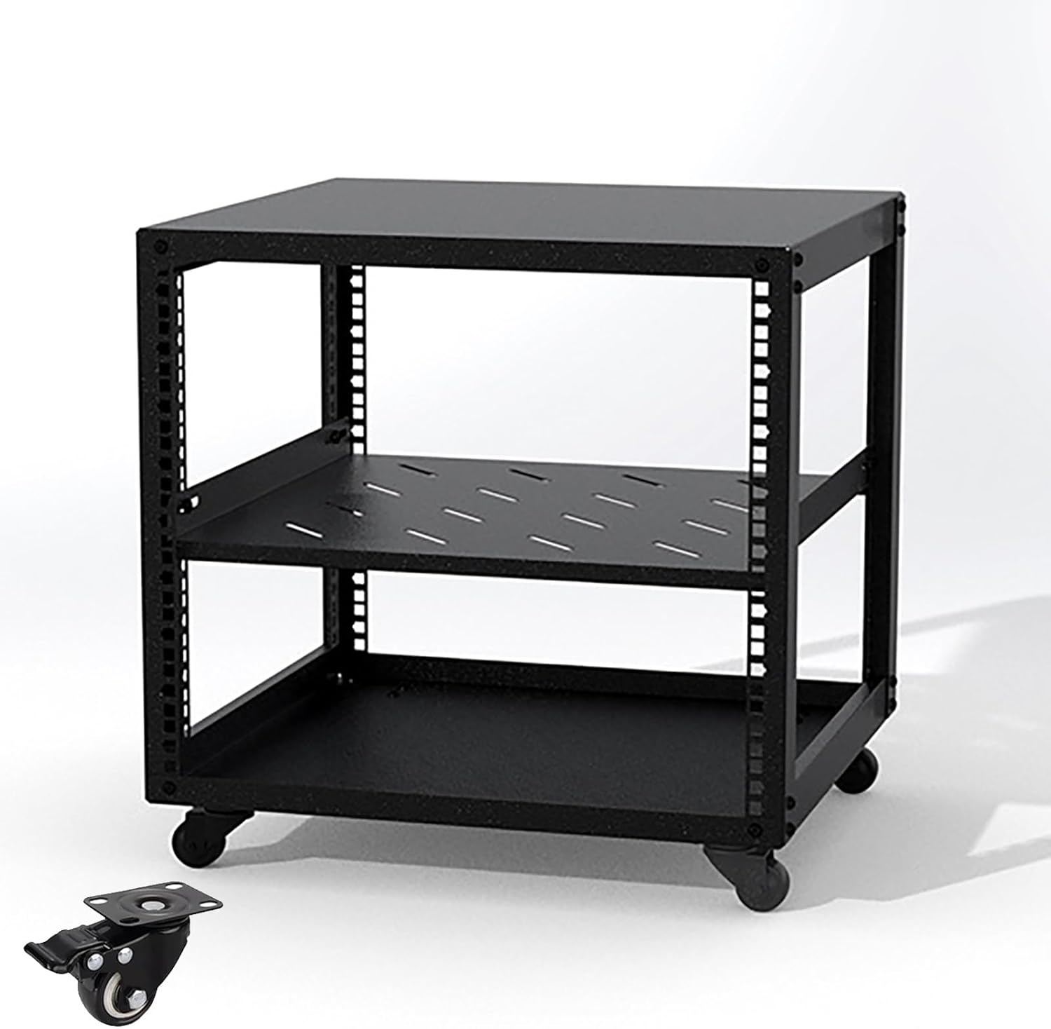 Av Media Stand With Wheels
