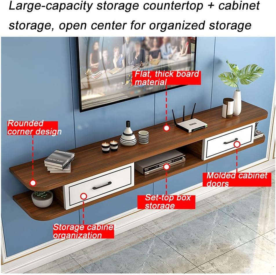 Zfmnoyev Wall-Mounted TV Stand